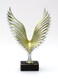 1Trust The Wing Of The Bird Silver/Gold/Black 14X28X37cm