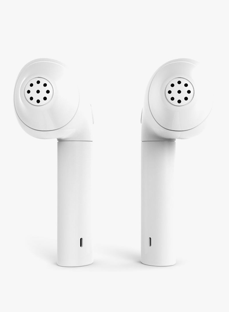 Generic Wireless Bluetooth In Ear Earphones With Charging Dock White
