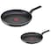 Tefal Super Cook Frypan Set Black 28cm+24cm