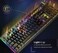 Hyper Tactile Mechanical Gaming Keyboard  Rainbow LED Backlight  100% All‐key Anti‐Ghosting   Blue Mechanical Keys  Quick Media Key