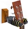 Mike Music Guitar Hanger Wall Mount Auto Lock Hard Wood Base Guitar Hook Bracket Protection Holder Stand Accessories For Acoustic, Electric, Classical, Bass Guitar (Pack, Black)