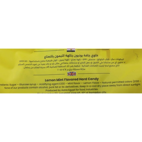 Funday Lemon Mint Flavored Bonbon Bag - 80 gram