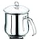 Aboud Bombe Stainless Steel Milk Pot - Size 14 - Silver