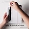 Elago Pencil Holder Compatible with Apple Pencil 1 and 2, Strong Adhesive Sleeve, Attach to Tablet Case, PU Leather and Soft Lycra Material, Stylish Design, Elastic Pocket, Scratch-Free [Black]