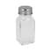 Metaltex Glass Glass Jar 75 ml, Silver,Transparent