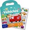 Reusable sticker book, Children&rsquo;s DIY vehicle theme activity sticker book for Kids, Preschool educational learning activity travel toys for boys and girls aged 3-6 years