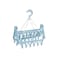 1PC.-32Clips, Clothes Hanger Rack, 32 Clips Folding Clothes Hanger, Blue.