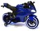 Megastar Ride On 12 V Light Up Power Sports Motorbike - Blue Electric Motorcycle For Kids