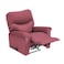 In House Velvet Classic Recliner Chair - Dark Pink - NZ110