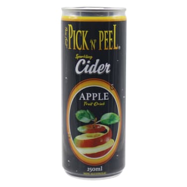 Pick N Peel Sparkling Cider Apple Fruit Drink 250Ml