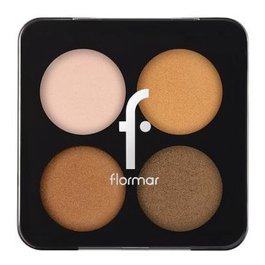 Flormar Colour Eyeshadow Palette 4 Shades, 003 Bronze Goddess