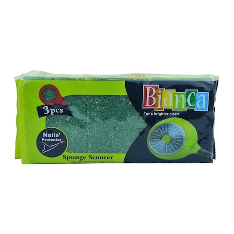 Bianca Scouring Sponge - Nail Saving - 3 Pieces