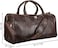 Mounthood Croco   Pu Leather Duffel Bag - Brown