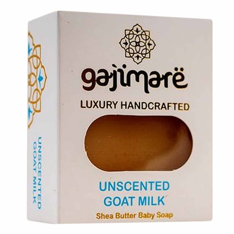 Gajimare Unscented Goat Milk Shea  Butter Baby Soap 100g