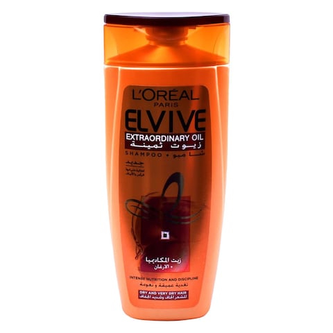 L&#39;Or&eacute;al Paris Elvive Shampoo, Extraordinary Oil , For Dry Hair - 200 ml