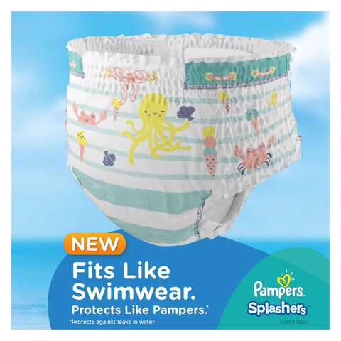 Pampers Splasher Swimming Baby Diapers Maxi Size 4 - 11 Diaper