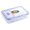 Ski Lock &amp; Seal Tiffin Box 1000ml Clear/Blue