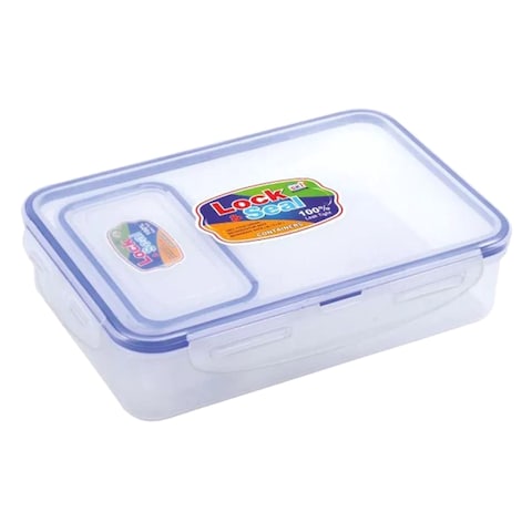 Ski Lock &amp; Seal Tiffin Box 1000ml Clear/Blue
