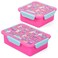 Eazy Kids Lunch Box Set, Unicorn Desert  - Pink