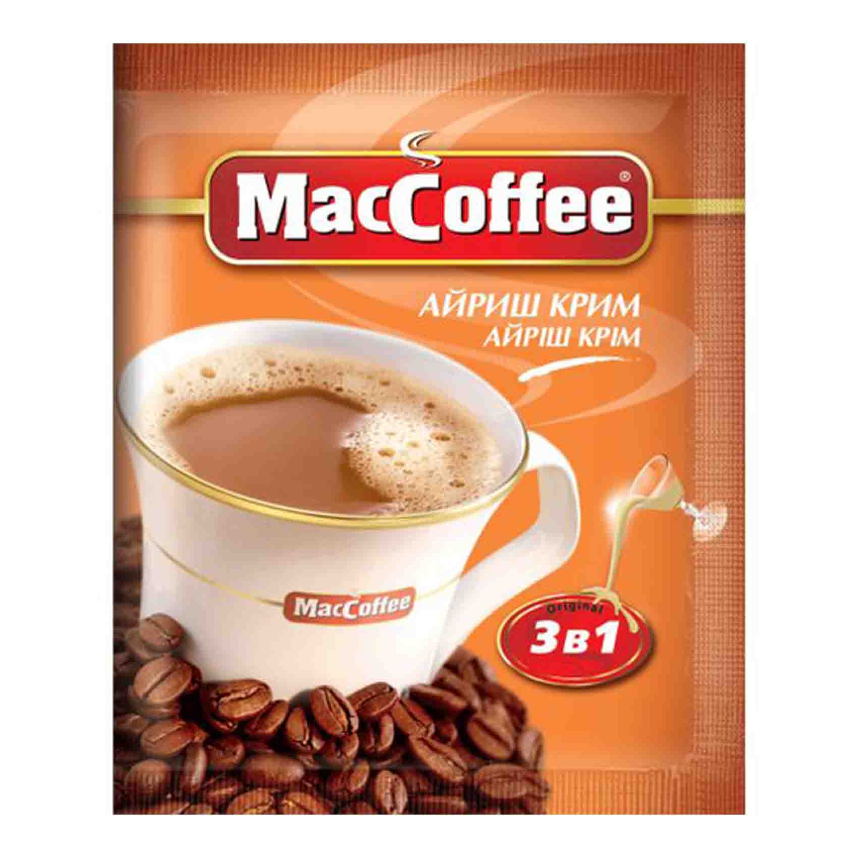 MacCoffee 3 In 1 Irish Cream Coffee 18g