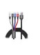 4-In-1 Charging Cable 1200millimeter BLACK