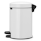 Brabantia NewIcon Pedal Bin 113864 White 12L