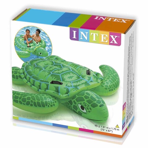 Intex Inflatable Turtle-Shape Ride On Float Ages 3