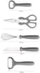 Kitchen Utensils Set - Kitchen Gadgets - Perfect Kitchen Cooking Accessories Stainless Steel Gadgets Tools Set with Holder - 6 Pieces