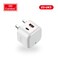 Dual Port Power Supply 3.0 Adapter Plug White, Earldom PD charger