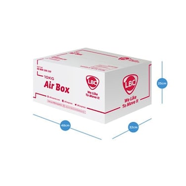 LBC Empty Airbox 10 Kg Balikbayan Box 48x32x25 cm