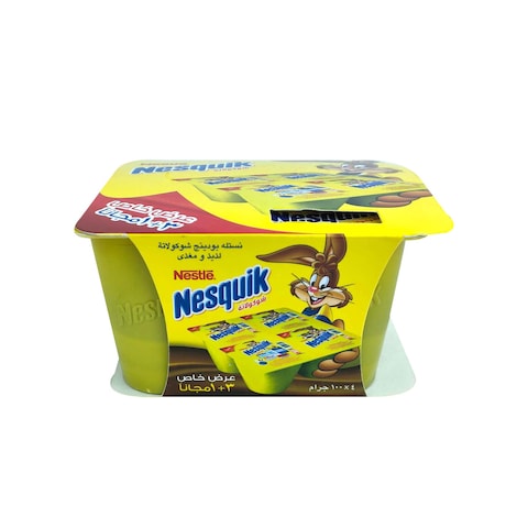 Nesquik Chocolate Pudding - 100 gram - 4 Count
