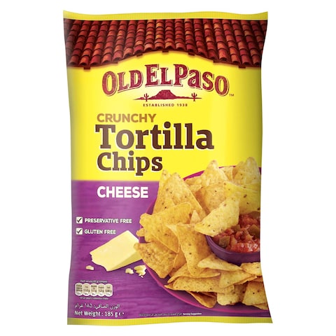 Old El Paso Crunchy Cheese Tortilla Chips 185g