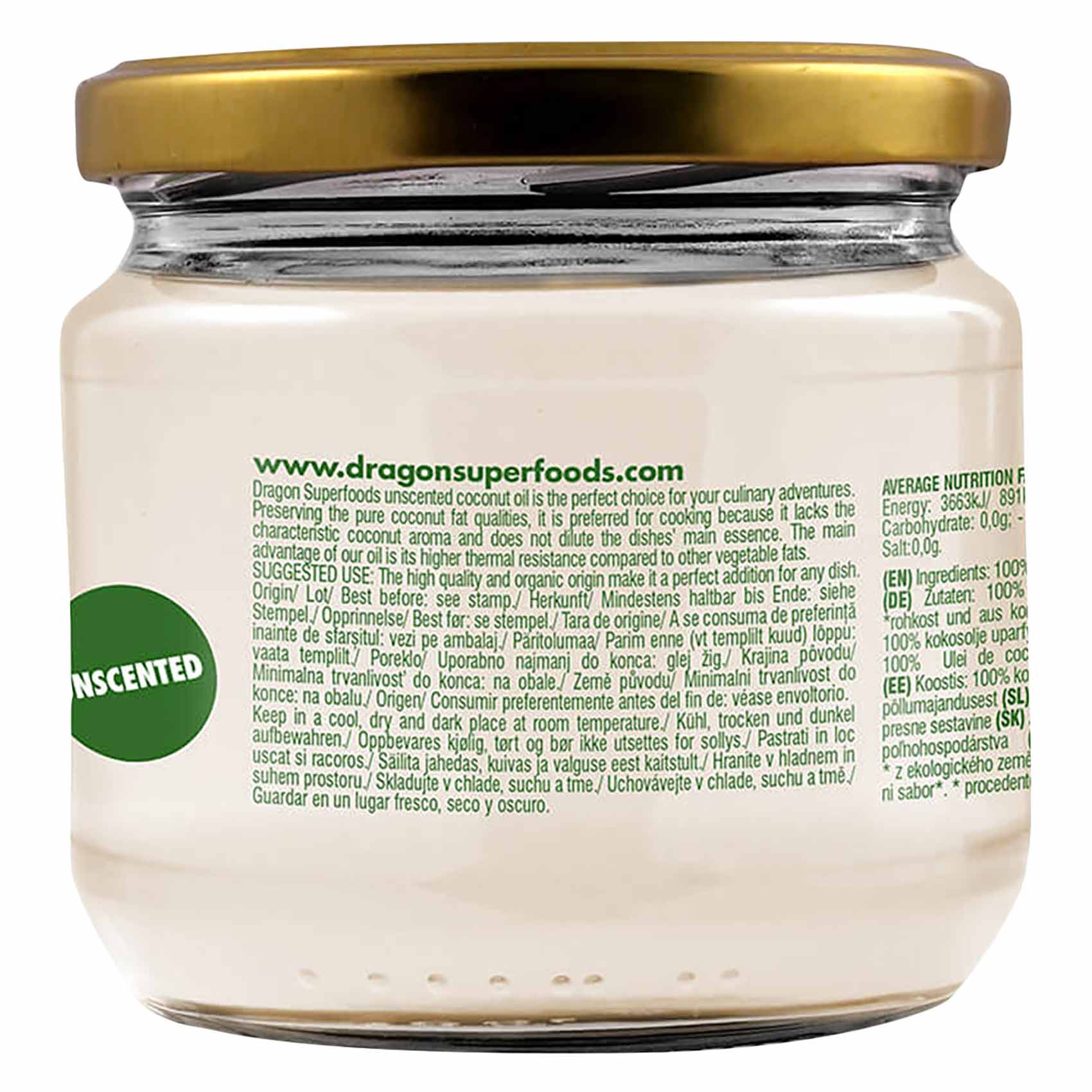 Dragon Superfoods Coconut Oil 300 Ml product thumbnail 2