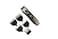 Olsenmark 11-IN-1 Men's Grooming Set- OMTR4037  With 5 Interchangeable Heads and Comb Attachments  Indicator Light for Battery Capacity, Works 30-40 Minutes Continuously on Full Charge  Pref