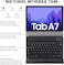 Ntech Keyboard Case Compatible Samsung Galaxy Tab A7 (Qwerty), For Samsung Galaxy Tab A7 Keyboard, Keyboard Case With Detachable Wireless Keyboard For Samsung Galaxy Tab A7 T505/T500 10.4 2020, Black