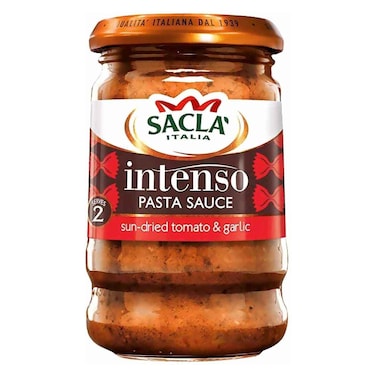 صلصة الطماطم المجففة بالثوم و الطماطم المجففة من ساكلا 190 جرام