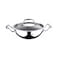 Bergner Argent Tri-Ply Stainless Steel Kadhai With Stainless Steel Lid 28cm