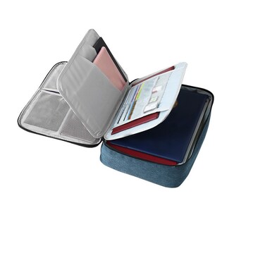 Document And I Pad Storage And Organizer With Safe Code Lock. Many Compartments With Perfect Size