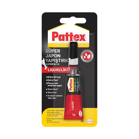 Pattex Liquid Super Glue Clear 3g