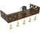 Bell Floating Wall Shelf (Brown)
