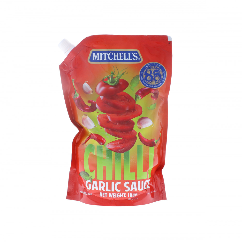 Mitchell&#39;s Chilli Garlic Sauce Pouch 800 gr