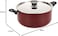Royalford 28cm Aluminum Cooking Pot With Lid, Red