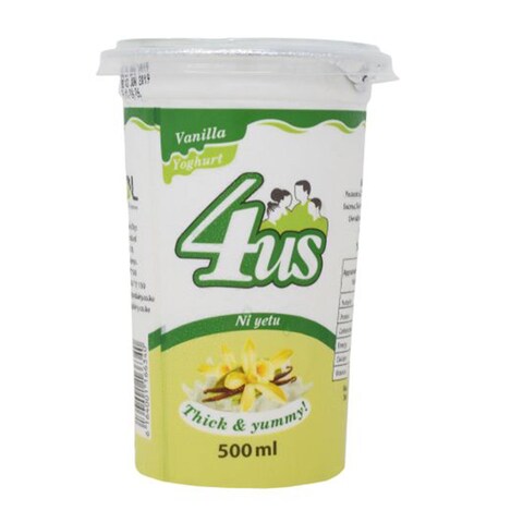 4Us Thick And Yummy Vanilla Yoghurt 500ml