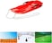 Outdoor Sports Plastic Skiing Boards Sand Board Snowboard With Rope For Double People,Sand Snow Sleds for Kids and Adult (Red)