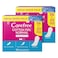Carefree Daily Pantyliners White 76 Liners Pack of 2