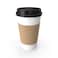 Yesocea 16 Oz. White Paper Cups Serve Your Drinks With Convenience And Style Disposable Hot Chocolate, Cocoa, Water, Coffee Cup [50 Cups]