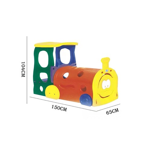 Thickened Plastic Children&#39;s Indoor And Outdoor Toy Tunnel Drilling Cute Train Tunnel Kindergarten