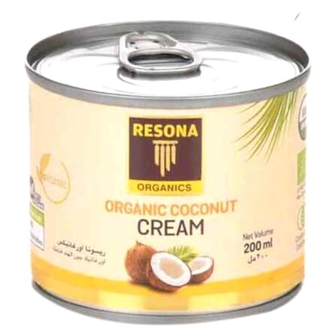 Buy Resona Organic Coconut Cream 200ml in UAE