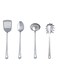 Generic Grunka 4-Piece Kitchen Utensil Set Silver