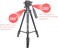 COOPIC CP-VT05 III, Foldable Tripod with MAX Height 190cm/74.80inch with Horizontal Fluid Pan Head for Camera and Camcorder Photography Load up to 5kg.